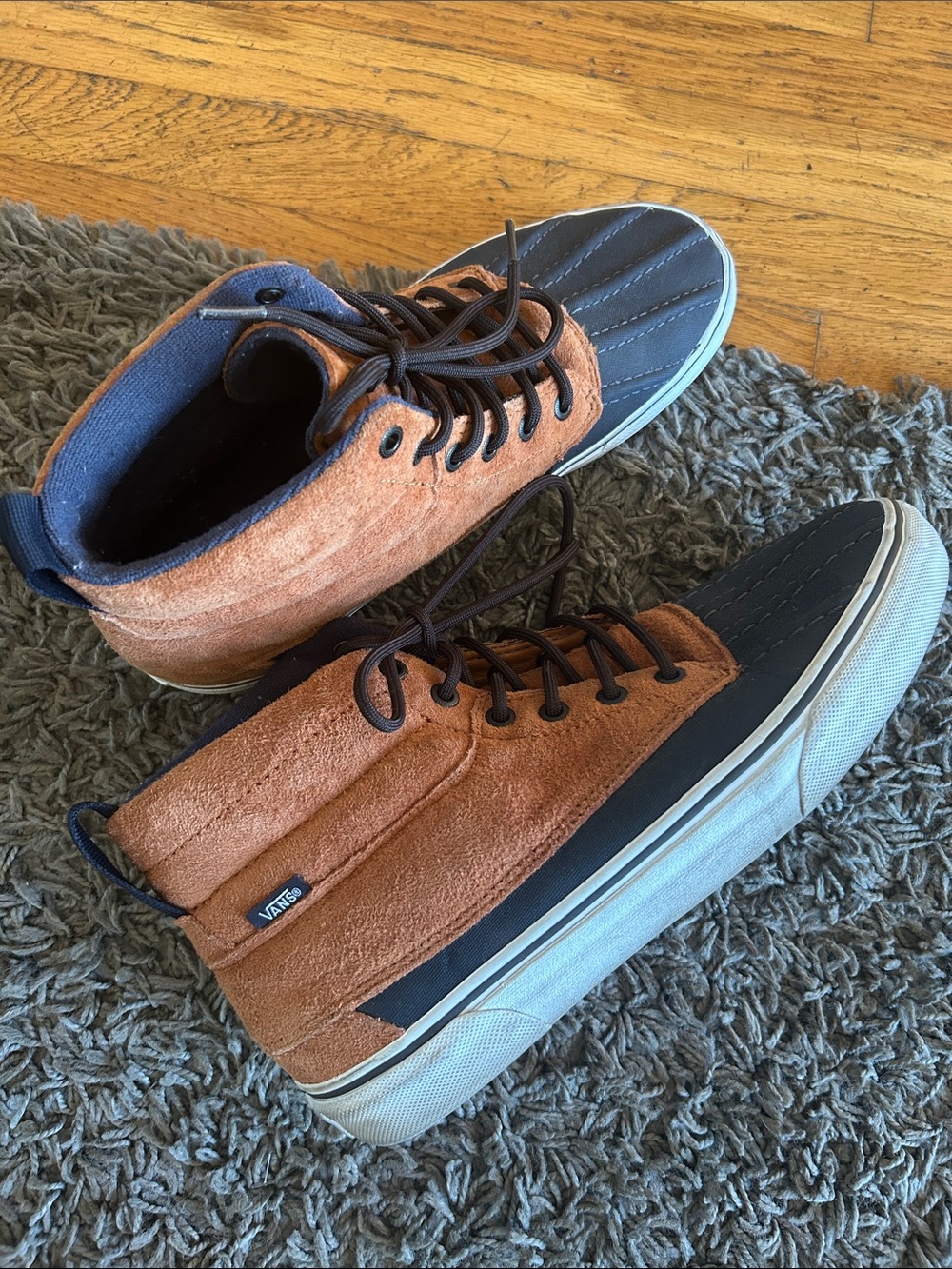 VANS Sk8-Hi Del Pato MTE Sneakerboot Duck Boots Winter Skateboarding 9.5 Men's